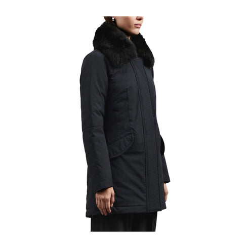 Peuterey Giubbotto Giubbotto Donna Desmot con pelliccia Nero A24 - PEUTEREYDESMOTKLFUR - NER - 42 - Francavilla Moda
